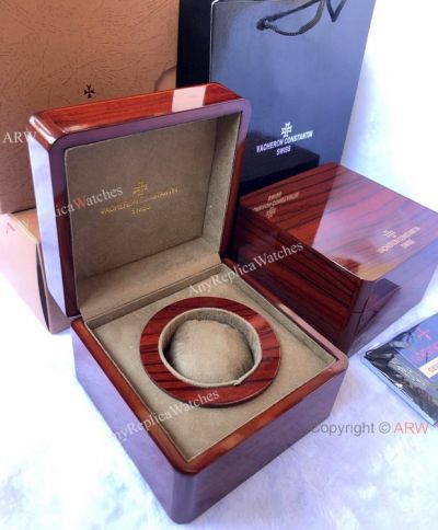 New Replica Vacheron Constantin Geneve Watch Box Red Wood